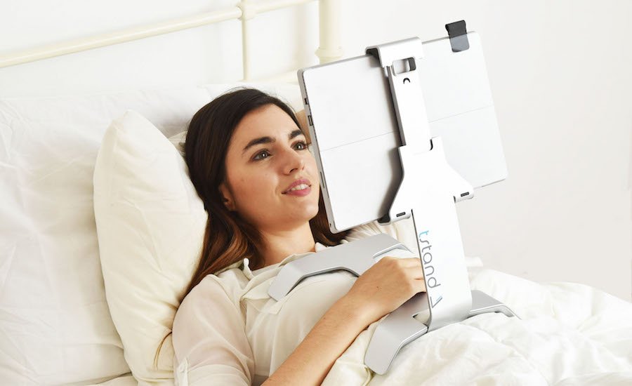 You need this iPad holder for bed! Tstand