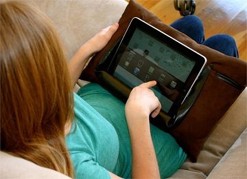 This iPad pillow alternative makes a great iPad lap stand